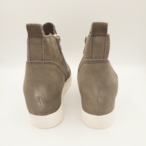 Steve Madden Wedgie sneakers, Gray, NWOB - Picture 4 of 8